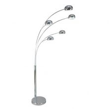 Palp lampa podłogowa 5x40W E14 230V chrom